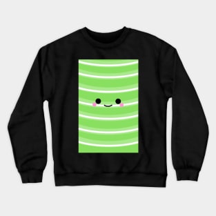 Green Smile Crewneck Sweatshirt
